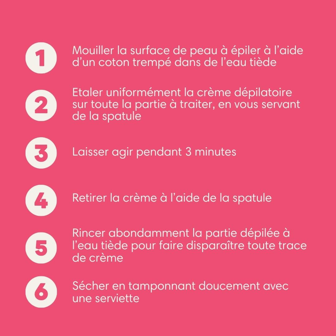 Crème Dépilatoire Corps 3 minutes
