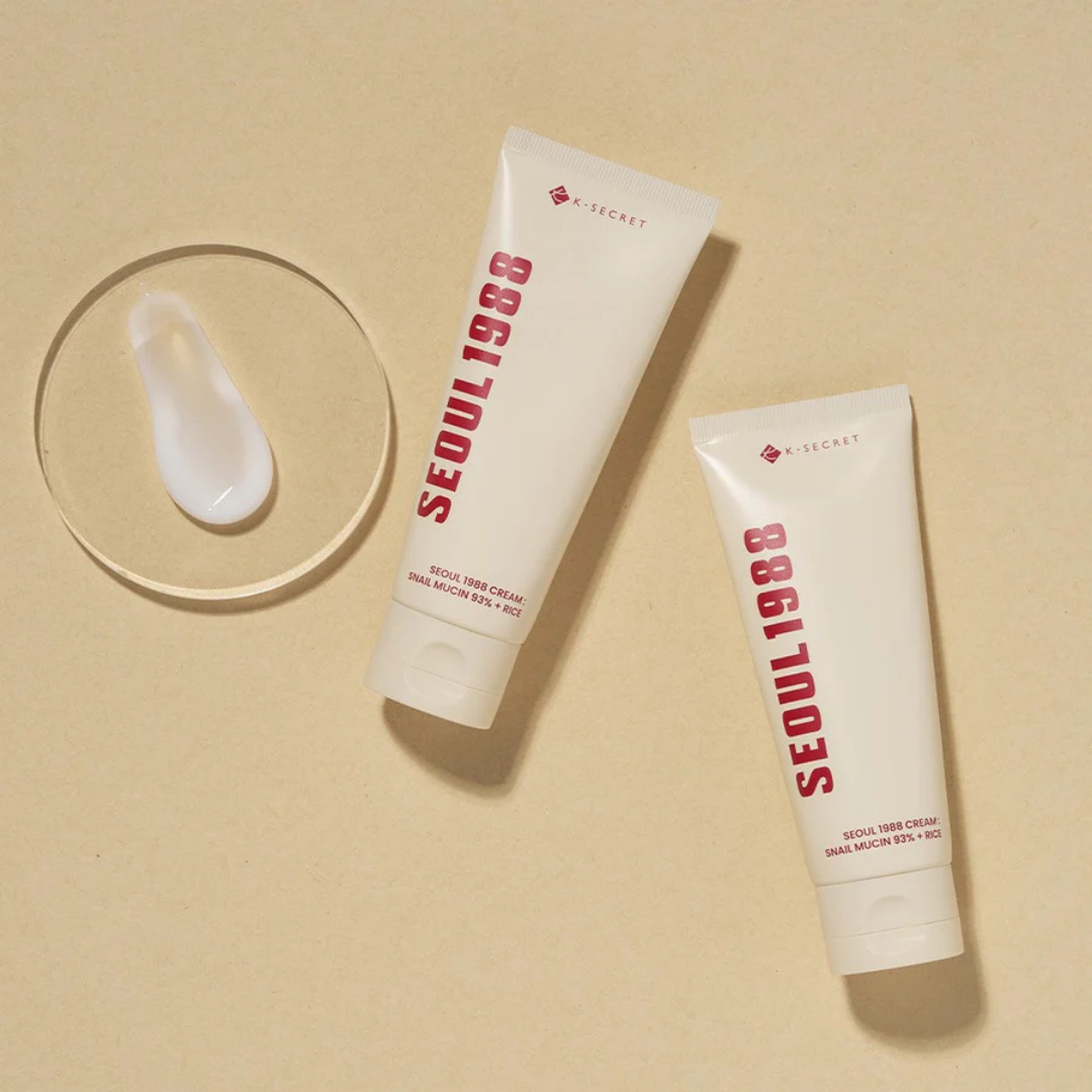 Seoul 1988 Cream : Snail Mucin 93% + Rice