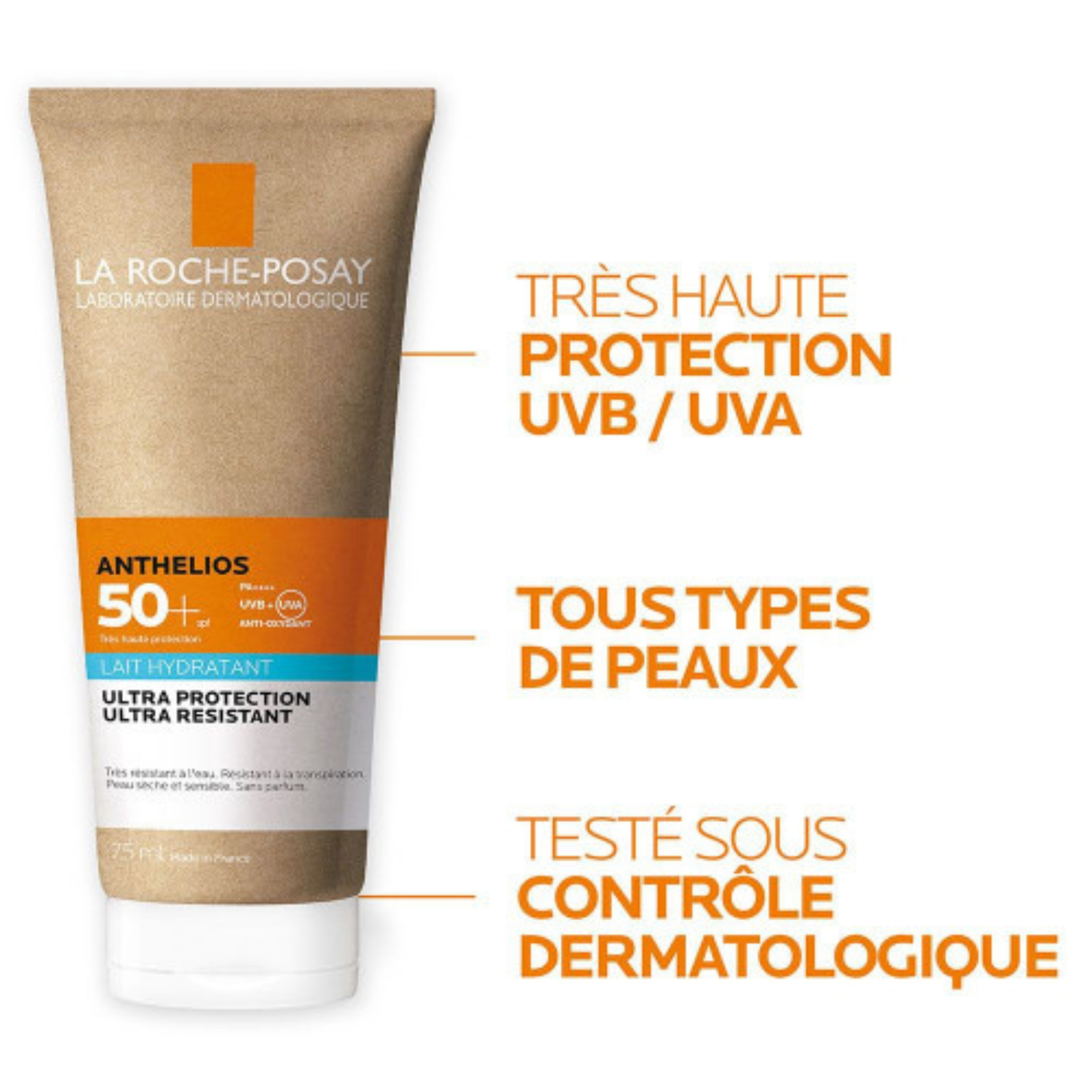 Anthelios Crème Solaire Lait Hydratant SPF50+