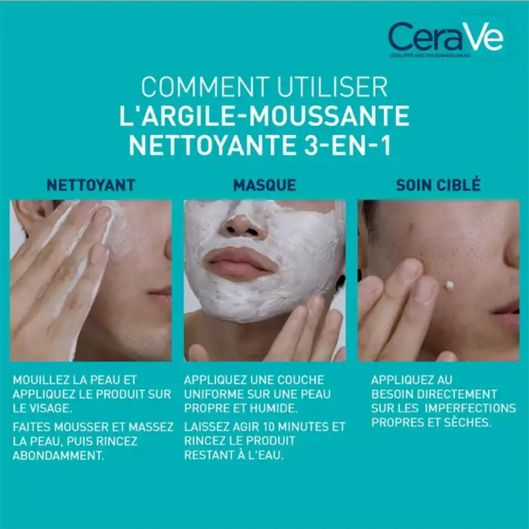 Argile-Moussante Nettoyante Anti-imperfections