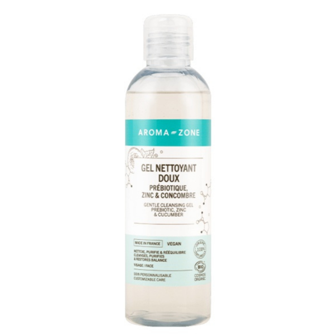 Gel nettoyant doux Prébiotique, Zinc & Concombre