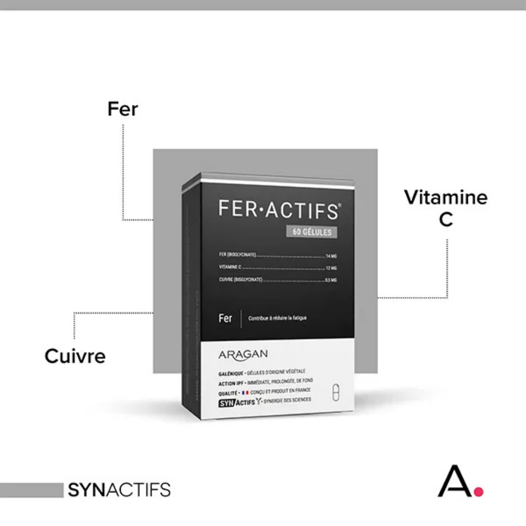 Synactifs Feractifs Anti-Fatigue Fer + Vitamine C