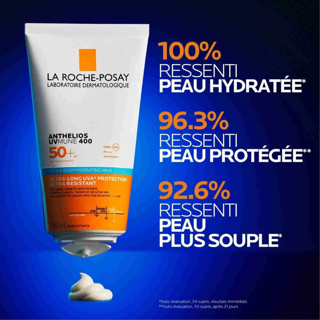 Anthelios UVMune 400 Lait Solaire Hydratant Visage & Corps SPF50+
