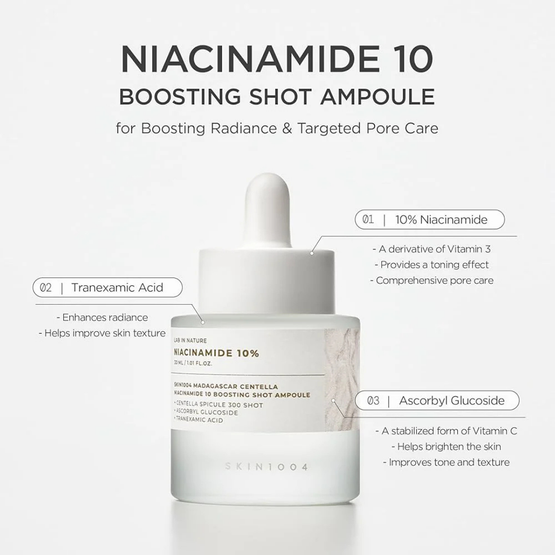 Madagascar Centella Niacinamide 10 Boosting Shot Ampoule
