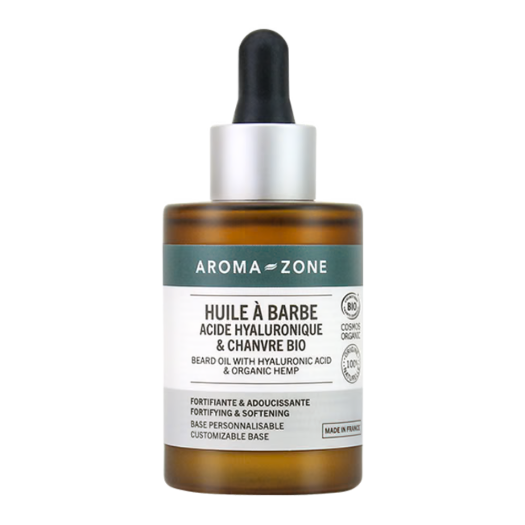Huile à barbe Acide hyaluronique & Chanvre BIO