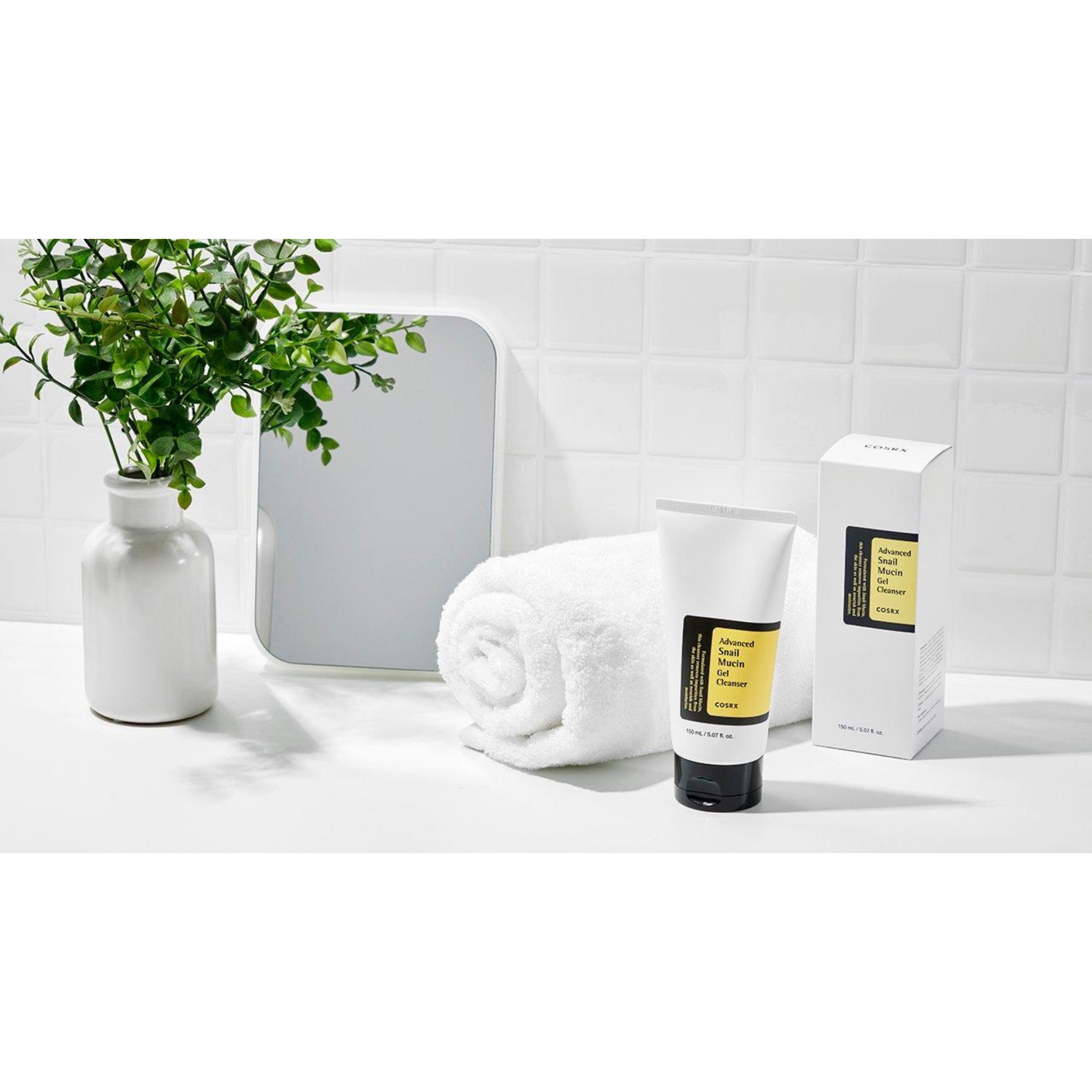 Snail mucin cleansing gel