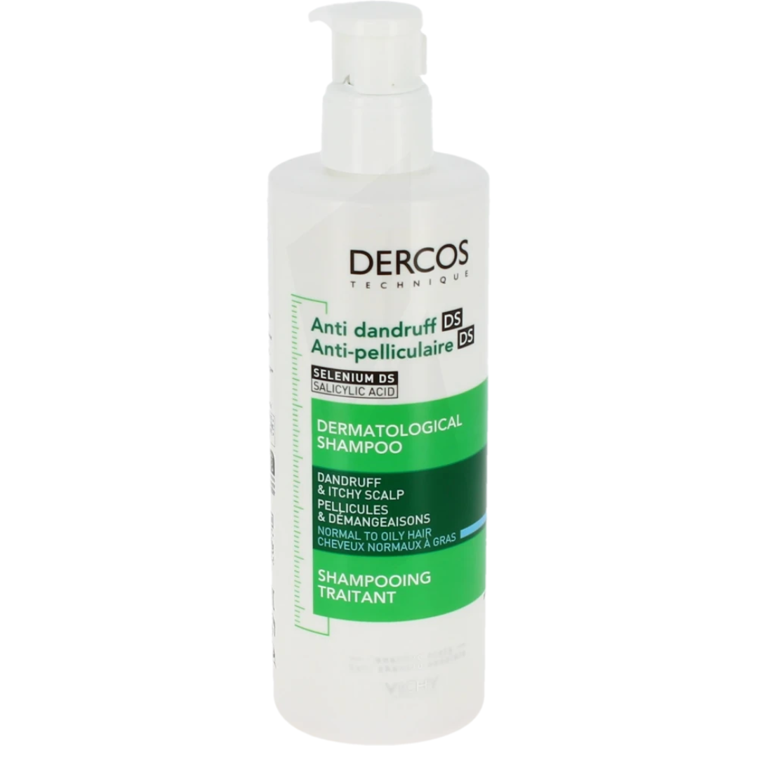 Dercos Shampoing Anti-Pelliculaire DS Cheveux Normaux à Gras