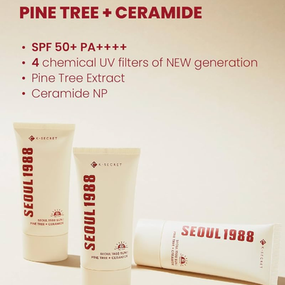 Seoul 1988 Sun: Pine Tree + Ceramide SPF50+ PA++++