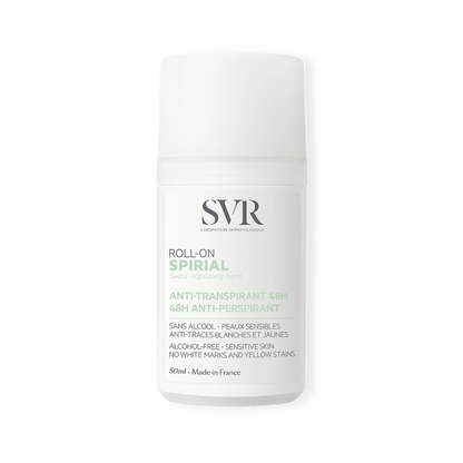 Spirial Déodorant Anti-Transparent 48h Roll-On