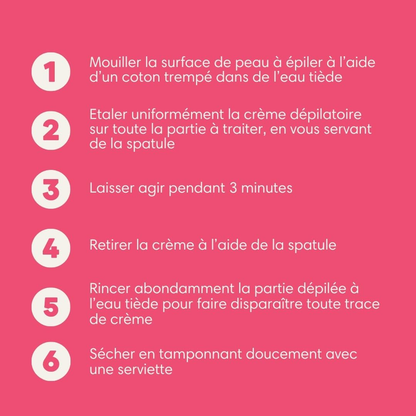 Crème Dépilatoire Corps 3 minutes
