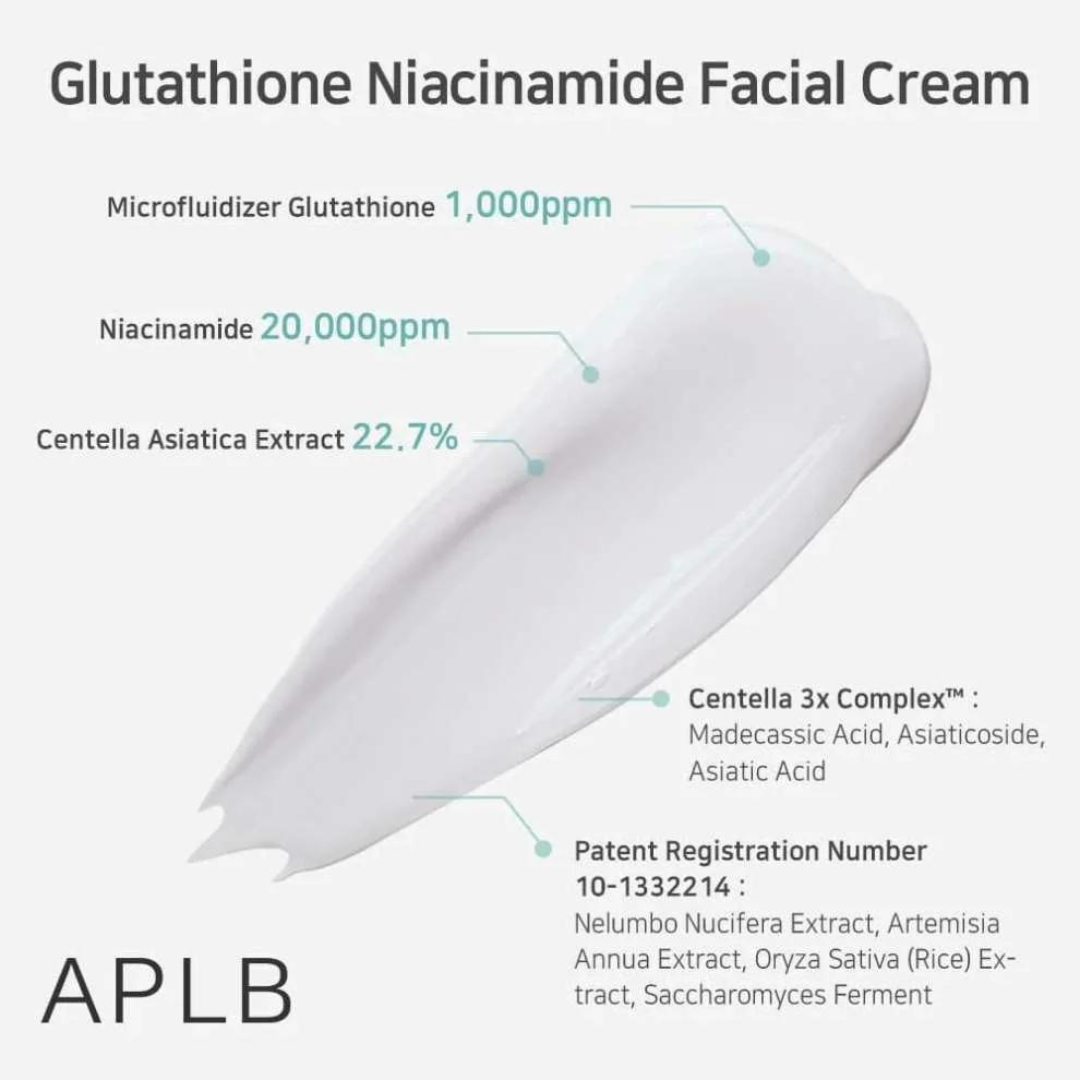 Glutathione Niacinamide Facial Cream