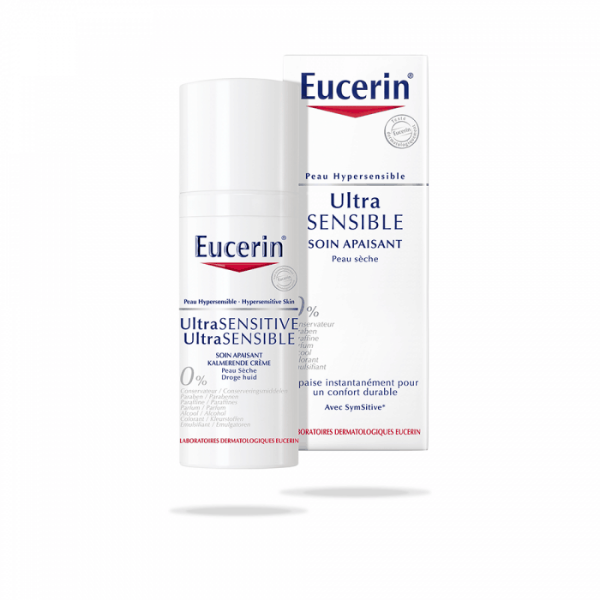 Eucerin Ultra sensible soin apaisant peau sèche