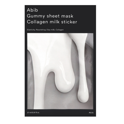 Gummy Sheet Mask Collagen Milk Sticker