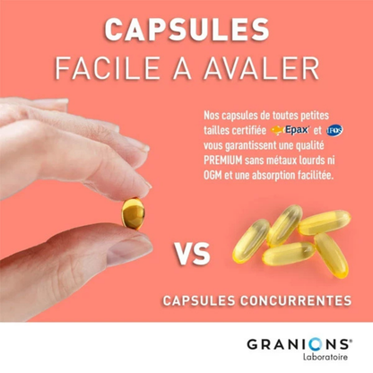Oméga 3 1000 mg Cerveau Cœur &amp; Vision