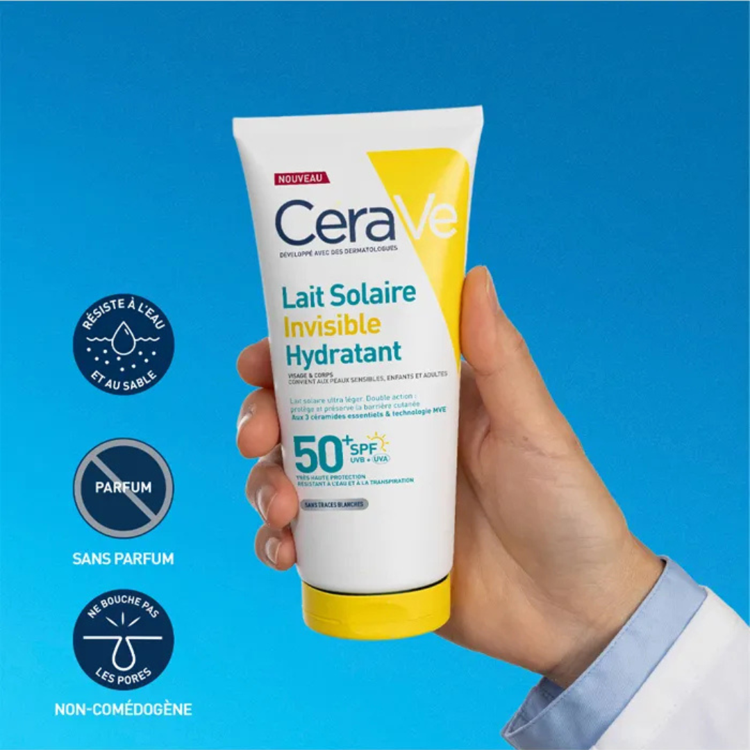 Lait Solaire Invisible Hydratant SPF50+