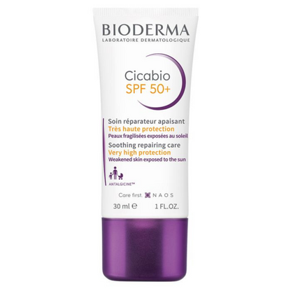 Bioderma Cicabio 50+ Crème solaire réparatrice et hydratante 30ml