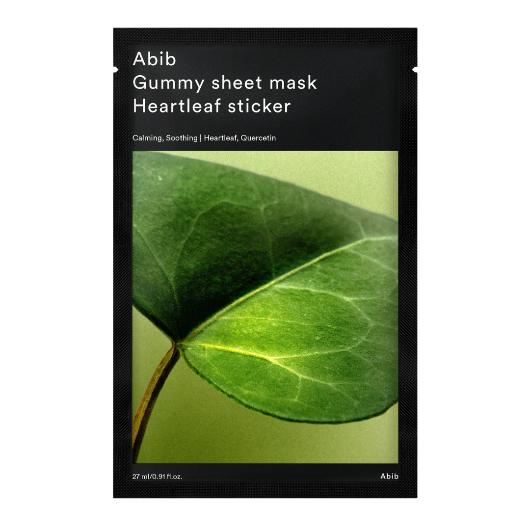 Gummy Sheet Mask Heartleaf Sticker