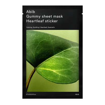 Gummy Sheet Mask Heartleaf Sticker