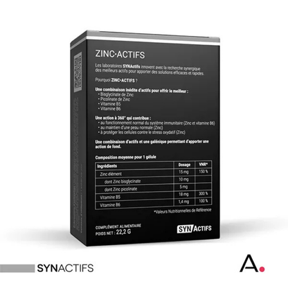 Synactifs Zincactifs Immunité &amp; Peau