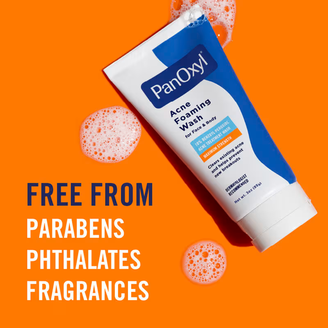 Acne Foaming Wash Benzoyl Peroxide 10% Maximum Strength