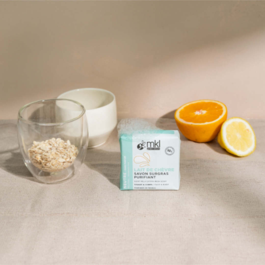 Savon au Lait de chèvre Bio Sans parfum