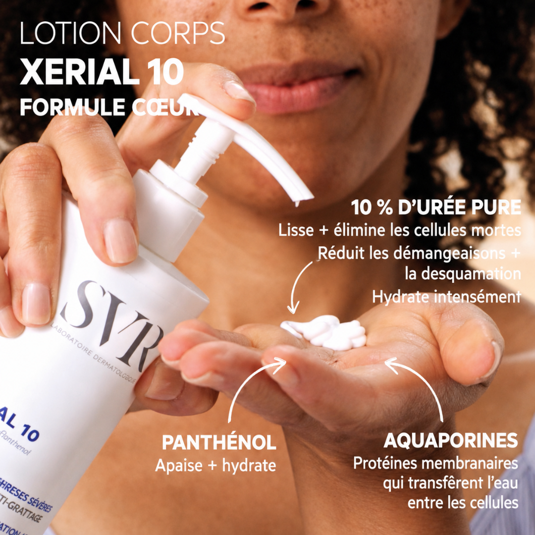 XERIAL 10 Lait Apaisant Hydratant 48h