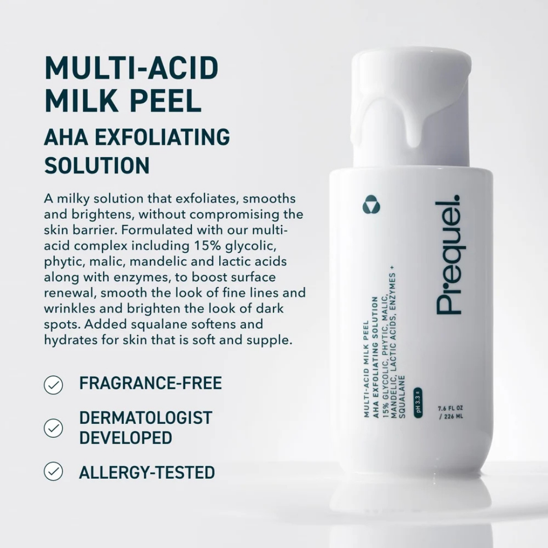 Multi-Acid Milk Peel AHA Exfoliating Solution