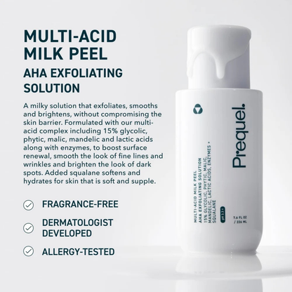 Multi-Acid Milk Peel AHA Exfoliating Solution