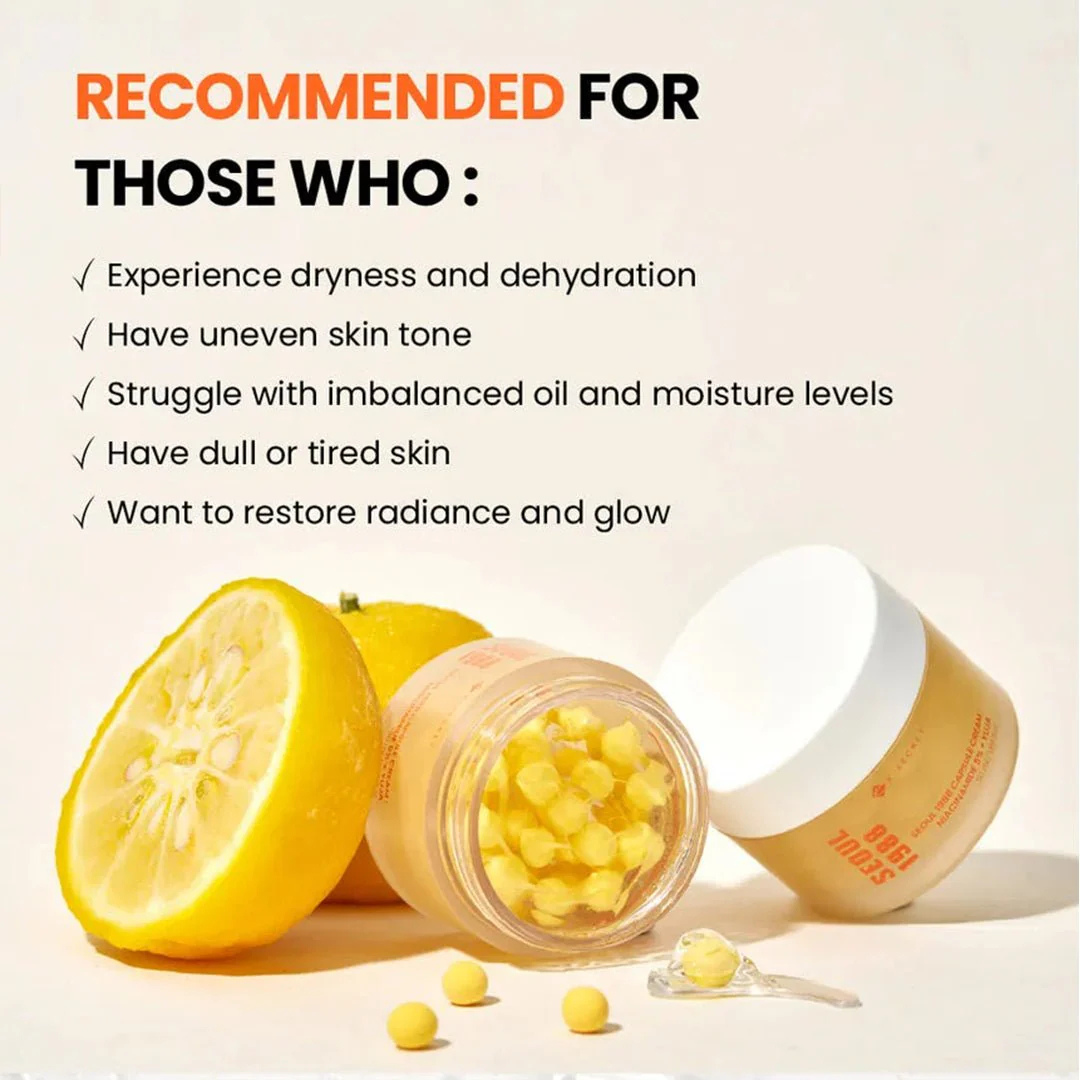 Seoul 1988 Capsule Cream : Niacinamide 5 % + Yuja