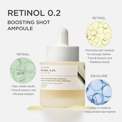 Madagascar Centella Retinol 0.2 Boosting Shot Ampoule