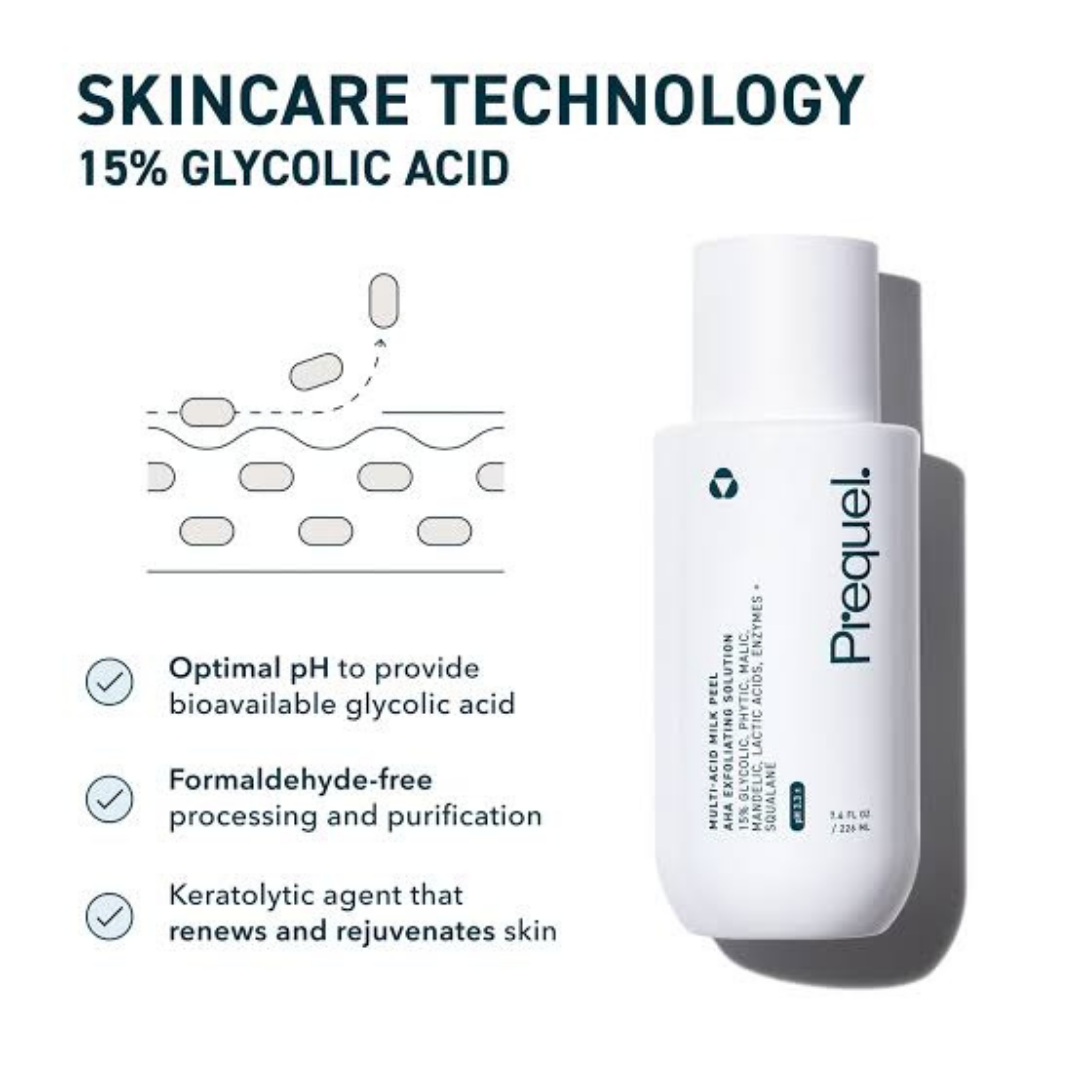 Multi-Acid Milk Peel AHA Exfoliating Solution