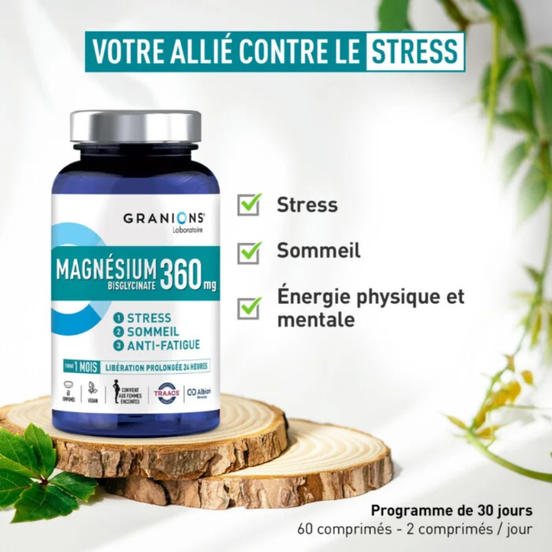 Magnésium bisglycinate 360 mg