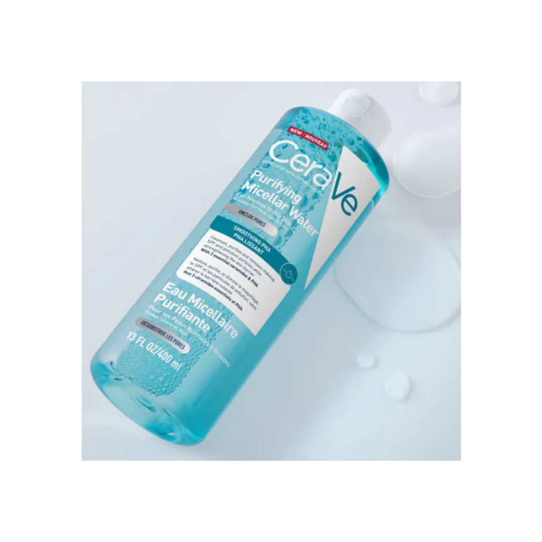 Cerave Eau Micellaire Purifiante Peaux normales à Grasses 400 ml