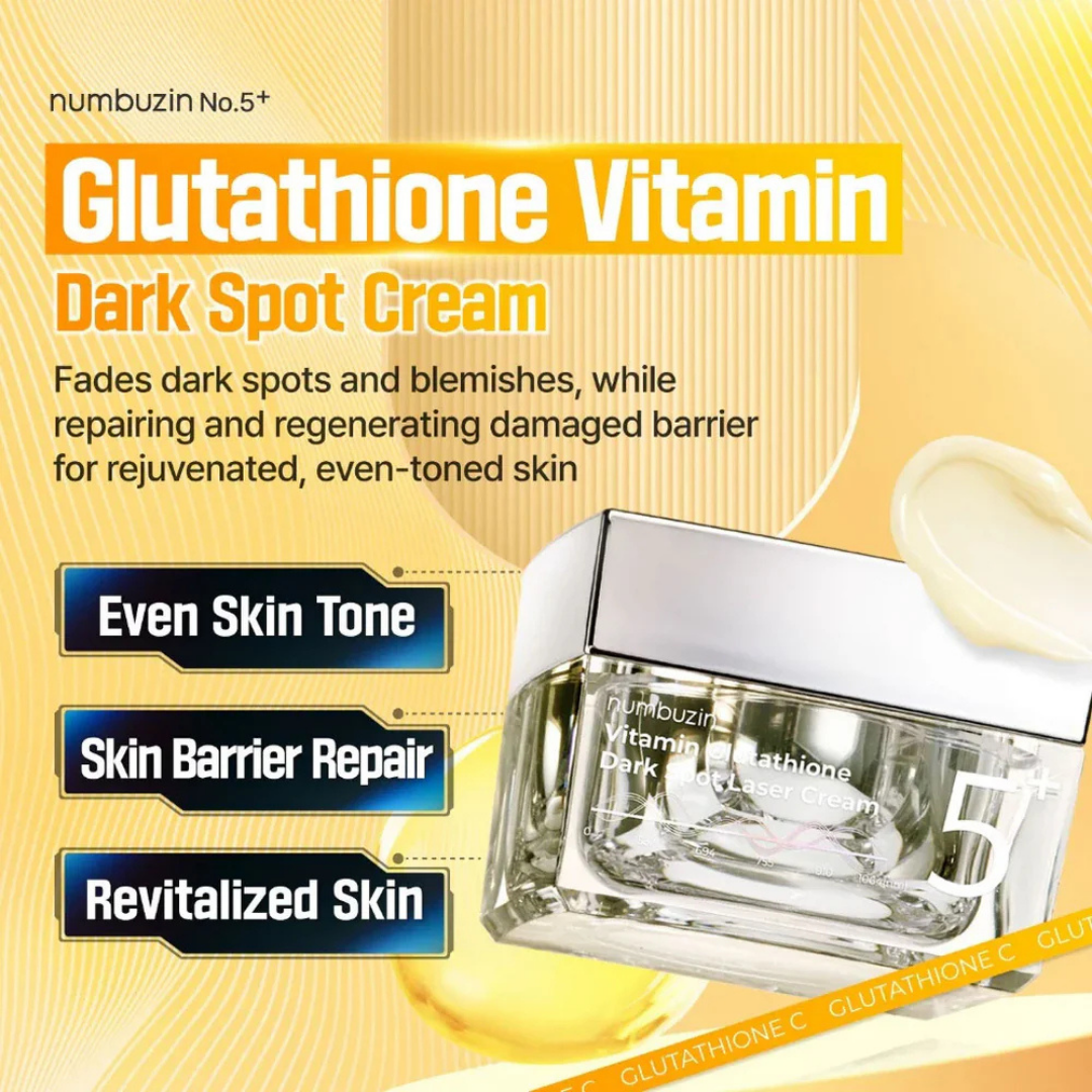 No. 5+ Glutathione Vitamin Dark Spot Cream