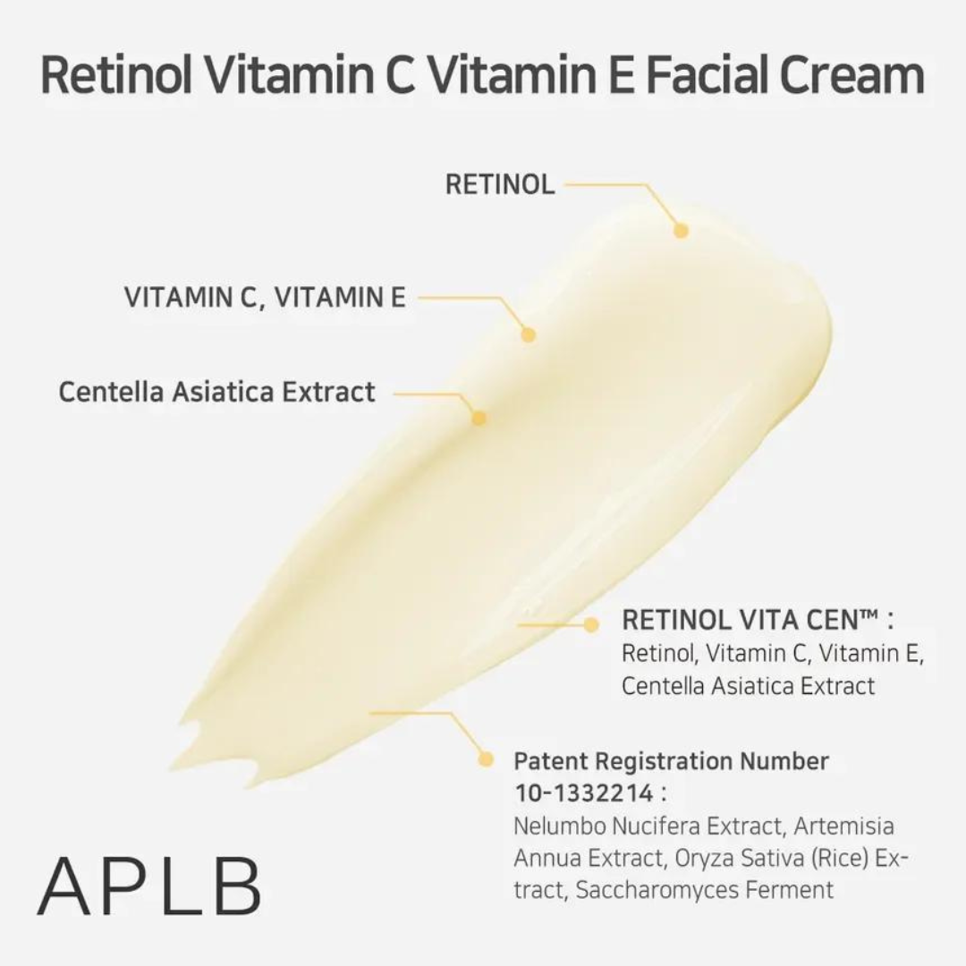 Retinol Vitamin C Vitamin E Facial Cream