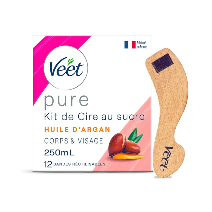 Pure Cire Chaude au Sucre et à l'Huile d'Argan