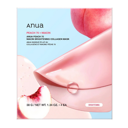 Peach 70 Niacin Brightening Collagen Mask