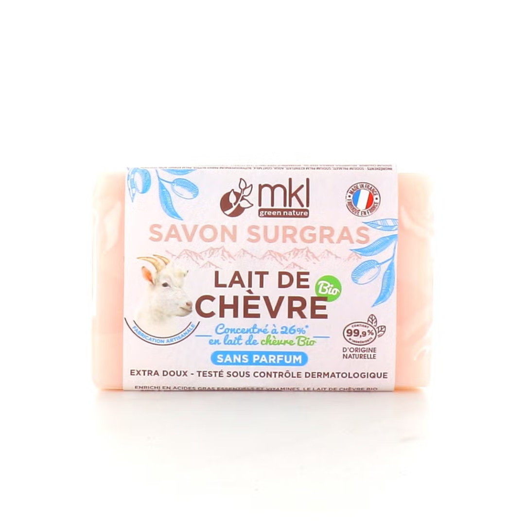 Savon au Lait de chèvre Bio Sans parfum