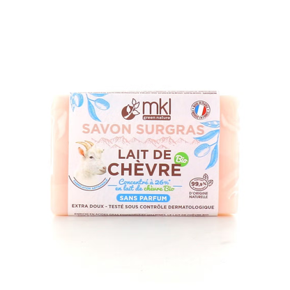 Savon au Lait de chèvre Bio Sans parfum